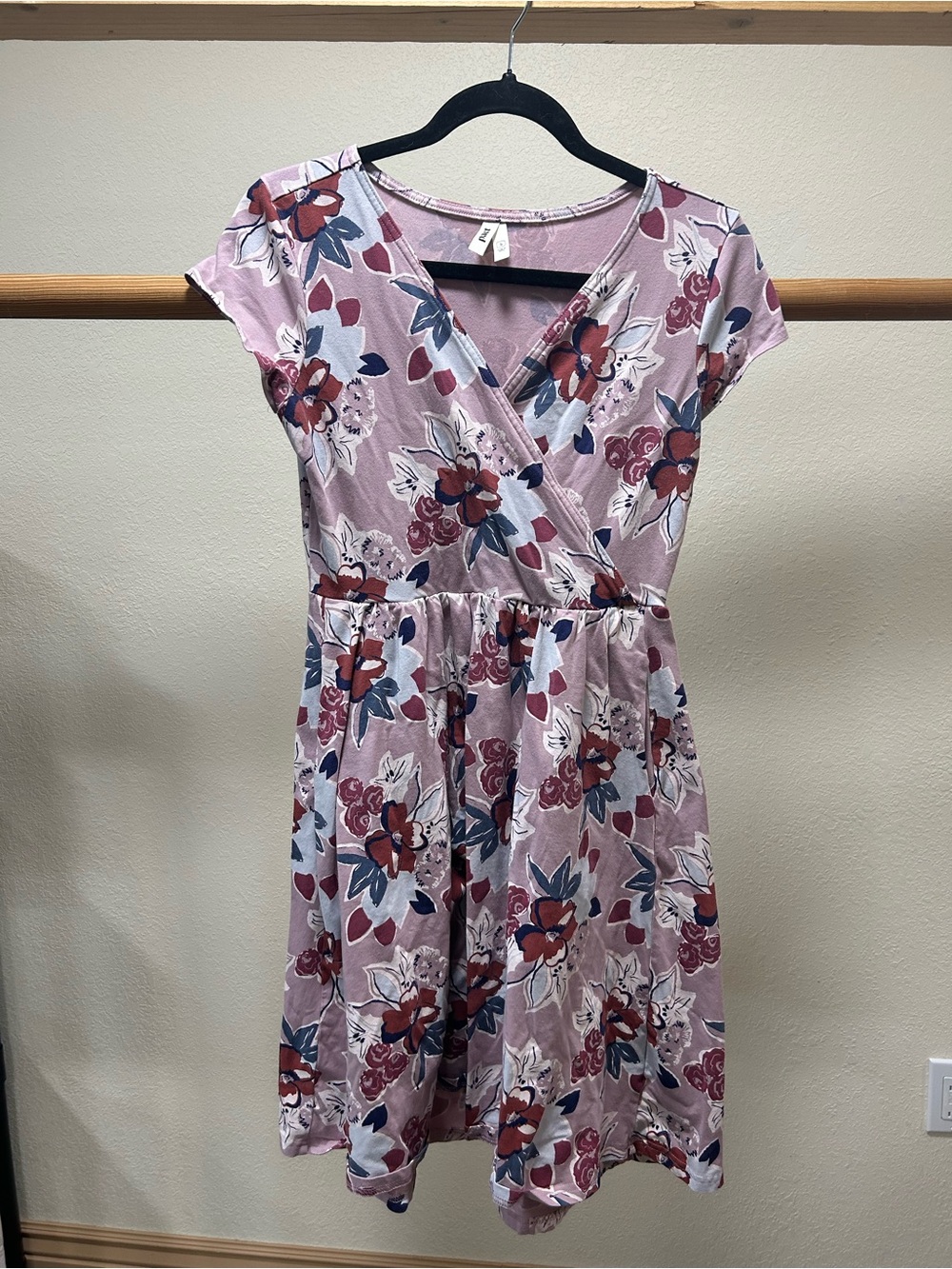 Pact Floral Wrap-Front Dress 100% Cotton